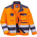 Portwest Lille Warnschutz Jacke in der Farbe Gelb-Marine...