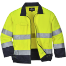 Portwest Madrid Warnschutz Jacke in der Farbe Orange-Marine und der Größe M