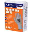 Portwest PU-Handflächen Handschuh für Verkaufsautomaten in der Farbe Grau-Grau und der Größe L