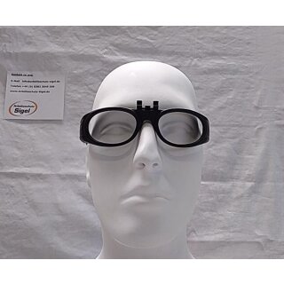 Uvex Brillengestell RX cd 5505 flip-up Schweißerschutz in schwarz,grün