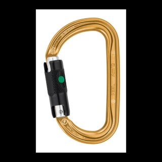 Petzl AmD Karabiner in vers. Ausführungen gold Ball Lock