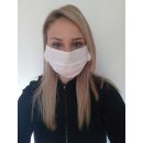 Wiederverwendbare Mund-Nasen-Maske aus Baumwolle bei 95Grad waschbar