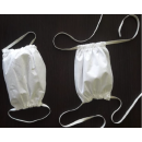 NANO-Vlies - Gesichtsmaske, weiß Fixiergummi um die Ohren