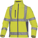 DeltaPlus Warnschutz-Jacke aus Softshell gelb S