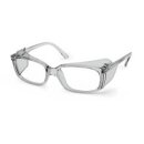 Uvex RX 5506 Schutzbrille mit Sehstärke in hellgrau/transluzent Einstärke für die Nähe Kunststoff CR39