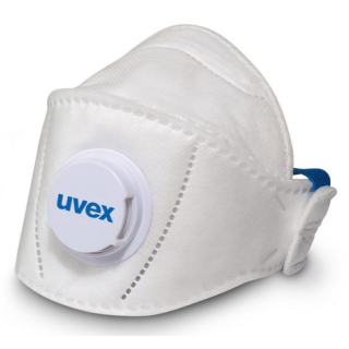 Uvex silv-Air 5110+ premium FFP1-Atemschutz-Faltmaske mit Ventil