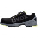 Uvex 1 BOA Halbschuh S2 SRC 6566/9 schwarz/lime Gr.49 W12