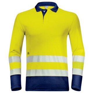 Uvex suXXeed construction Poloshirt langarm warngelb
