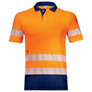 Uvex suXXeed construction Poloshirt kurzarm warnorange