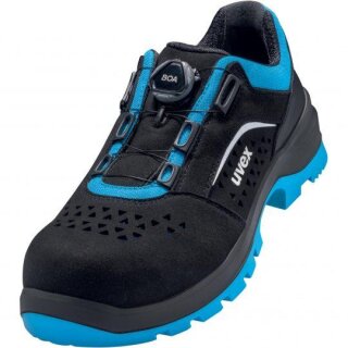 Uvex 2 xenova BOA S1 P Halbschuh schwarz/blau in versch. Größen
