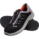 Uvex 2 Trend BOA S1 P Halbschuh schwarz/rot in versch. Weiten