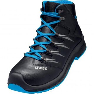Uvex 2 Trend Sicherheitsschuh S3 SRC Schnürstiefel 6935/3 schwarz/blau Gr.44 W12