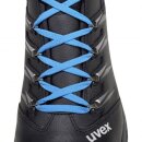 Uvex 2 Trend Sicherheitsschuh S3 SRC Schnürstiefel 6935/3 schwarz/blau Gr.44 W12