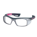 Uvex RX cd 5520 Schutzbrille mit Sehstärke in anthrazit/pink Scheibe 54mm