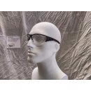 Uvex RX cd 5518 Schutzbrille mit Sehstärke in anthrazit/rot Scheibe 54mm Einstärke für die Ferne Kunststoff CR39 mit Kratzfestbeschichtung