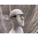 Uvex RX cd 5518 Schutzbrille mit Sehstärke in anthrazit/rot Scheibe 54mm Einstärke für die Ferne Kunststoff CR39 mit Kratzfestbeschichtung