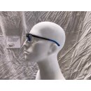 Uvex RX cd 5514 Schutzbrille mit Sehstärke in schwarz/blau Scheibe 53mm Einstärke für die Nähe Kunststoff CR39 mit Kratzfestbeschichtung