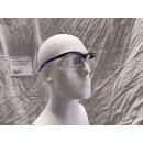 Uvex RX cd 5514 Schutzbrille mit Sehstärke in schwarz/blau Scheibe 53mm Gleitsicht Kunststoff CR39 mit Kratzfestbeschichtung