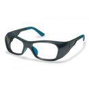 Uvex RX cd 5515 Schutzbrille mit Sehstärke in anthrazit/petrol Scheibe 53mm Einstärke für die Nähe Kunststoff CR39