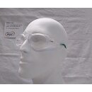 Uvex RX cd 5505 Schutzbrille mit Sehstärke flip-up Didymium in kristall matt/grün Scheibe 55mm