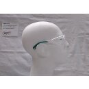 Uvex RX cd 5505 Schutzbrille mit Sehstärke flip-up Didymium in kristall matt/grün Scheibe 55mm