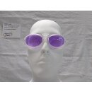 Uvex RX cd 5505 Schutzbrille mit Sehstärke flip-up Didymium in kristall matt/grün Scheibe 55mm