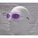 Uvex RX cd 5505 Schutzbrille mit Sehstärke flip-up Didymium in kristall matt/grün Scheibe 57mm