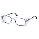 Uvex RX 5108 Schutzbrille mit Sehstärke in stahlblau...