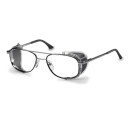Uvex RX 5101 Schutzbrille mit Sehstärke in schwarz/silber Scheibe 56mm Einstärke für die Nähe Kunststoff CR39