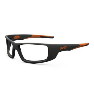 Uvex RX sp 5512 Schutzbrille mit Sehstärke in anthrazit/orange Einstärke für die Ferne Polycarbonat inkl. Kratzfestbeschichtung