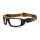 Uvex RX sp 5512 Schutzbrille mit Sehstärke in anthrazit/orange Einstärke für die Ferne Trivex