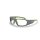 Uvex RX sp 5513 Schutzbrille mit Sehstärke in grau/hellgrün Einstärke in die Nähe Kunststoff CR39