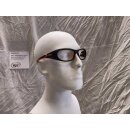 Uvex RX sp 5510 Schutzbrille mit Sehstärke in mattschwarz/orange Einstärke für die Ferne Kunststoff CR39 mit Kratzfestbeschichtung