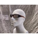 Uvex RX sp 5510 Schutzbrille mit Sehstärke in mattschwarz/orange Einstärke für die Ferne Kunststoff CR39 Hochbrechendes Material 1,6 inkl. Kratzfestbeschichtung