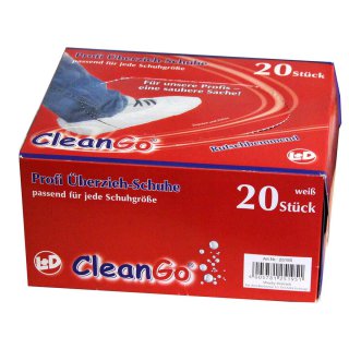 Leipold und Döhle CleanGo Profi-Überziehschuhe Anti-Slip (Box mit 20 Stück), Universalgröße