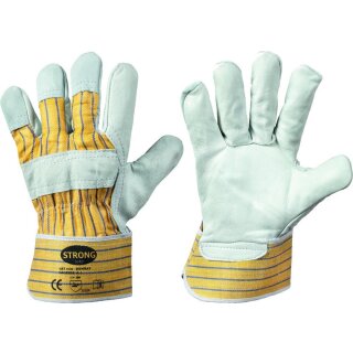 Strong Hand  BOMBAY  Handschuhe, Rindvollleder, natur Größe 10,5