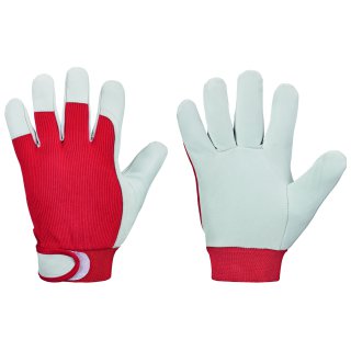 Goodjob *RED NAPPA*  Handschuhe, Nappaleder, natur vers. Größen