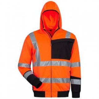 Elysee *JANTO* Warnschutzsweatjacke orange vers. Größen