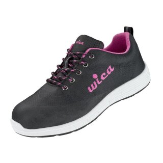 Wica *MAIRA* Halbschuhe Schwarz/pink vers. Größen