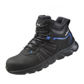 Wica *MATHI* Schnürstiefel Nubukleder schwarz/blau Größe 49