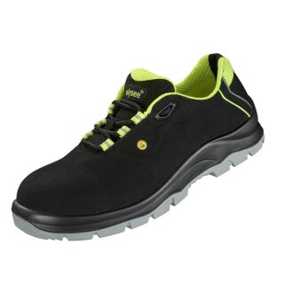 Elysee *LORETO* Halbschuhe Mikrofaser schwarz/neon-gelb Größe 44
