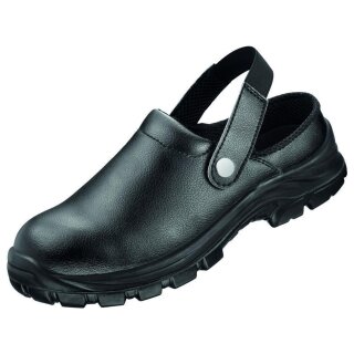 Basic-Line *SERINO* Clogs Mikrofaser schwarz vers. Größen