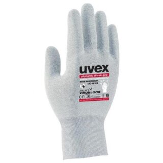 uvex phynomic silv-air grip Hygieneschutzhandschuh - Desinfektion zum anziehen