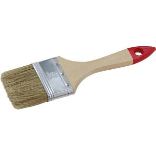 Triuso Lackierpinsel 60mm,Naturborste Holzgriff lackiert