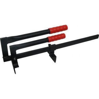 Triuso PLH68-T Plattenheber 0-67cm, Stahl Backen 50x80mm,Steintragezange