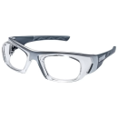 Uvex RX cd 5521 Schutzbrille mit Sehstärke in silber/anthrazit Scheibe 54mm