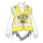 Petzl HI-VIZ Weste für NEWTON-Gurte Farbe 1 (Gelb)