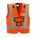 Petzl HI-VIZ Weste für NEWTON-Gurte Farbe 2 (Orange)