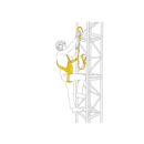 Petzl ABSORBICA-Y FALL ARREST KIT Größe 2