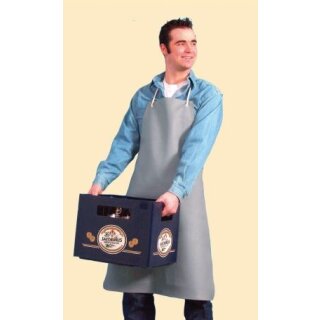 Leipold und Döhle Kunstlederschürze mit Bändern und Ösen